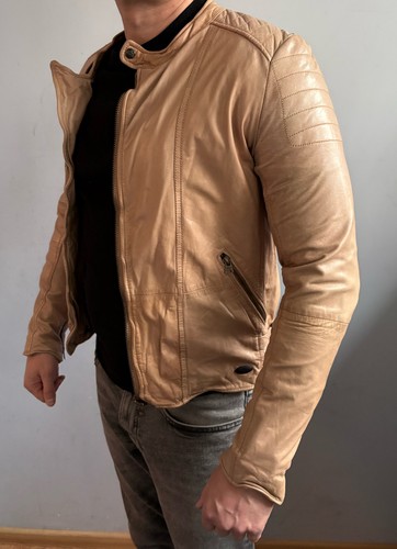 Cappotto giacca pelle capra