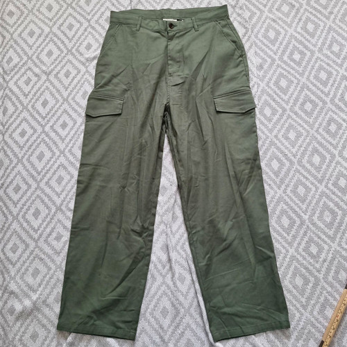 Pantalone cargo uomo verde