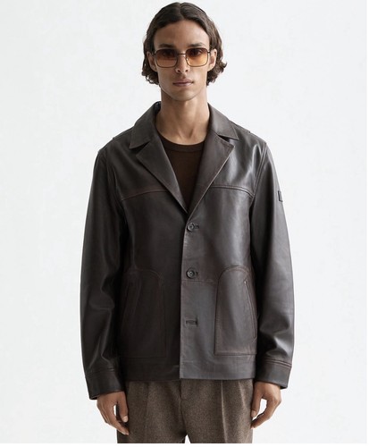 Blazer uomo pelle scotch - blazer,