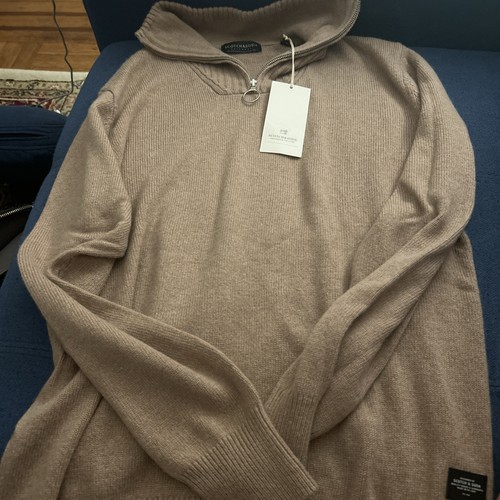 Maglione scialle beige scotch - scialle,