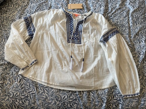 Top scotch soda bianco blu - &,