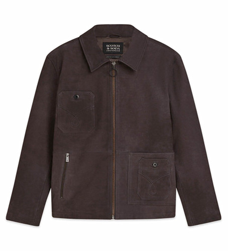 Scotch soda giacca - &, pelle